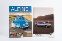 PEUGEOT/ALPINE: 'Alpine Berlinette' Retro Passion, French text book with Peugeot Coupe/Cabriolet sales brochure&nbsp;