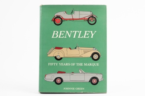 BENTLEY: 'Bentley Fifty Years of the Marque' hardcover book by Johnnie Green