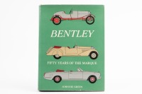 BENTLEY: 'Bentley Fifty Years of the Marque' hardcover book by Johnnie Green