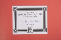 BENTLEY: 'Bentley - 3 1/2 & 4 1/4 Litre 1933-40 - In Detail' hardcover model profile book by Nick Walker, signed by author to inner - 2