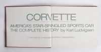 CORVETTE: 'Corvette - America's Star-Spangled Sports Car, The complete history' by Karl Ludvigsen, published by Automobile Quarterly&nbsp; - 4