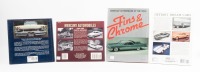 AMERICAN AUTO: Four books relating to American Automobiles, 'Detroit Dream Cars' by John Heiling, 'Mercury Automobiles' by James H. Moloney, 'More Great American Dream Machines' by Jay Hirsch and 'Fins & Chrome' by E. John DeWaard - 2