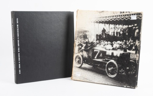 FRENCH GP: 'Grand Prix Racing 1906-1914' by T.A.S.O. Mathieson, A history of the Grand Prix de l'Automobile Club De France