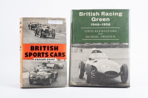 BRITISH RACING: Two hardcover books relating to British racing