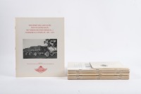 SCC SA: Ten 'The Sporting Car Club's South Australian Motor History Books', containing early photographs of cars, commercial vehicles and motorcycles from the 1900-1930s period