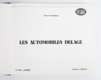 DELAGE: 'Delage - Les Automobiles Delage' hardcover book by Jacques Rousseau - 2