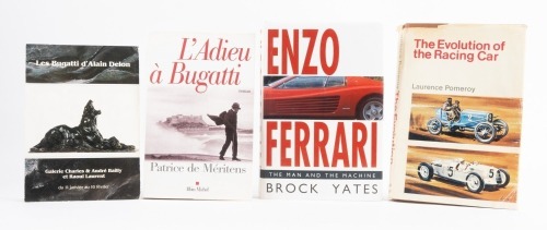 MOTORING: Four books including 'L'Adieu a' Bugatti' by Patrice de Meritens, 'Enzo Ferrari - The Man and the Machines' by Brock Yates