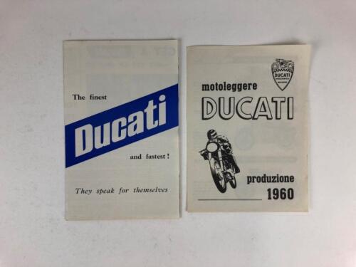 DUCATI: Two original Ducati model range 1960 and 1965 sales brochures