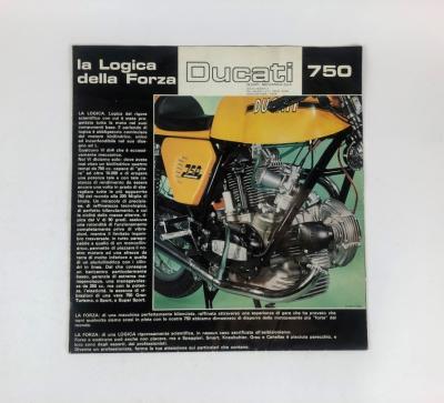 DUCATI: One original Ducati 1973 Range colour sales brochure Incl Green Frame