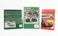 MOTORING: Three books including 'Bugatti - 'Le pur-sang des automobiles' by HG Conway, along with a book on Concours and one on Motorsport - 2