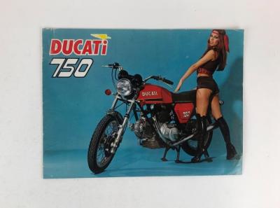 DUCATI: One original Ducati 750 GT 1972 colour sales brochure/poster