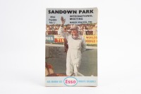 SANDOWN: An original 1963 Sandown Park 'International Meeting' programme, March 10th/11th 1963