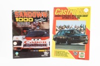 SANDOWN: Two Sandown race programmes including 'Castrol 500 - Sandown' September 14 and 15, 1985, and 'Sandown 1000' December 1st and 2nd 1984.