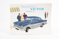 VAUXHALL: An original sales brochure for the Vauxhall Victor Series 2, 1960, colour printed, fold out.