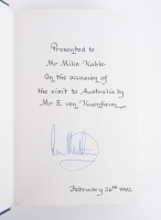 BMW: 'The BMW Story A Company in its Time' by Horst Monnich, hardcover book, with signature from former BMW CEO Eberhard Von Kuenheim, published 1991 - 4