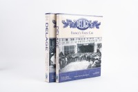 DELAGE: A Limited Edition two volume set of 'DELAGE - FRANCE'S FINEST CAR', volume one and two, numbered '104' of 1000, authored by Daniel Cabart, Claude Rouxel, David Burgess-Wise. Singed by authors