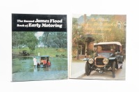 JAMES FLOOD: A set of two James Flood books of 'Early Motoring' Second and Third volumes, hardcovers, individually numbered