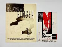 SINGER: A pair of Sales Brochures for the Nine and Bantam models [Location: Sydney]
