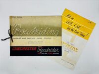LANCHESTER: A pair of Sales Brochures for the Fourteen Roadrider and Roadrider [Location: Sydney]