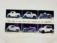 AUSTIN: A group of five Sales Brochures for Seven plus a 1938 price list [Location: Sydney] - 7