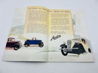 AUSTIN: A group of five Sales Brochures for Seven plus a 1938 price list [Location: Sydney] - 9