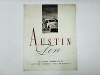 AUSTIN: A group of three Sales Brochures for the Ten plus a 1938 price list [Location: Sydney] - 2