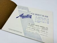 AUSTIN: A group of three Sales Brochures for various models including the 16/6, Wasp and the Enclosed model range [Location: Sydney] - 3