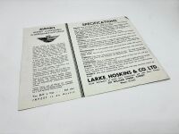 AUSTIN: A group of three Sales Brochures for the 12 and 15 models, together with a 1939 price list [Location: Sydney] - 6
