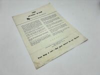 AUSTIN: A group of three single page Sales Brochures for the 10, 15 and Wasp models, together with a 1939 price list [Location: Sydney] - 3