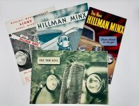 HILLMAN: A group of four Sales Brochures for Minx models [Location: Sydney]