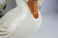 DUCKS: A pair of porcelain duck lamps and figures - 8