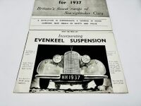 HILLMAN: A group of three Sales Brochures for various models including the 14, 20/70 and Hawk [Location: Sydney] - 9