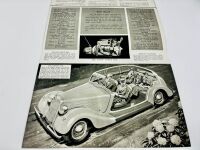 HILLMAN: A group of four Sales Brochures including one for the 1934 model lineup, two for the Hawk and a dealer price list [Location: Sydney] - 3