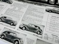 HILLMAN: A group of four Sales Brochures including one for the 1934 model lineup, two for the Hawk and a dealer price list [Location: Sydney] - 4