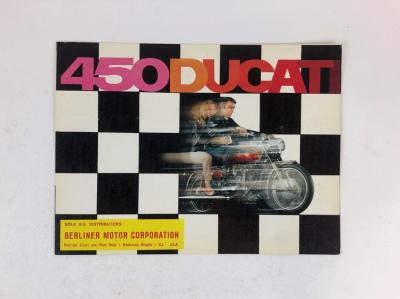 DUCATI: One original Ducati 450 Jupiter 1969 and Mark 3D colour sales brochure