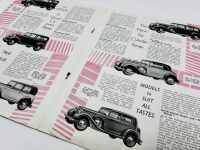 HILLMAN: A group of four Sales Brochures including one for the 1934 model lineup, two for the Hawk and a dealer price list [Location: Sydney] - 7