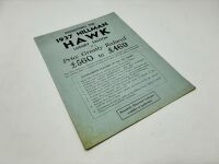 HILLMAN: A group of four Sales Brochures including one for the 1934 model lineup, two for the Hawk and a dealer price list [Location: Sydney] - 8