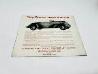 STANDARD: A group of four Sales Brochures for various models including 8,10 and 12 [Location: Sydney] - 11