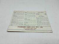STANDARD: A group of four Sales Brochures for various models including 8,10 and 12 [Location: Sydney] - 14