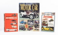 AUTOMOBILES: Two hardcover books, 'Encyclopaedia of Automobiles' by Enzo Angelucci and 'A Picture History of the Automobile' by Peter Roberts with large format 'The Motor Car' book - 3