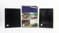 BRITISH: Two books on British marques including a Workshop Manual for Jaguar Mk VII, Mk VIII, Mk IX, XK120, 140, 150 Automatic Transmission 1951-1961 by Scientific Publications, 'Famous Marques of Britain' hardcover book by Jonathan Wood and one other - 6