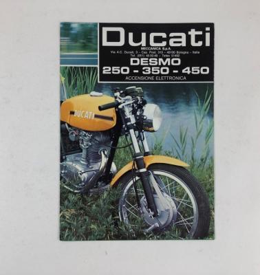 DUCATI: One original Ducati Desmo 250/350/450 colour sales brochure