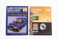 LAND ROVER: Two hardcover Haynes Land Rover workshop manuals - 3