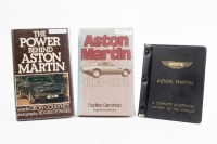 ASTON: Three Aston Martin related books, includes 'Aston Martin - A complete illustrated history of the marque' published by Aston Martin 1975 along with two others - 4