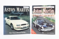 ASTON MARTIN: Two soft cover Aston Martin books, includes 'Illustrated Aston Martin Buyers Guide' by Paul R.Woudenberg and 'Aston Martin Heritage' by Chri Nixon & Richard Newton - 3