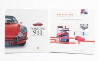 PORSCHE: Two hardcover Porsche books, includes 'Porsche Catalogs' by Malcolm Toogood and 'Haynes Great Cars - Porsche 911' by Michael Scarlett - 3