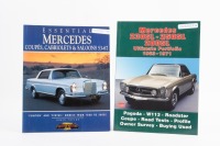 MERCEDES-BENZ: Two softcover books on Mercedes-Benz, includes 'Mercedes Coupes, Cabriolets & Saloons 53-67' by James Taylor, and 'Mercedes 230SL-250SL, 280SL' portfolio by Brooklands Books - 3