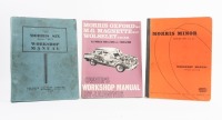 MORRIS: Three instructional manuals all relating to Morris - 3
