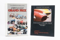 GRAND PRIX: Two items relating to Grand Prix and Historic Racing, includes 'Australian Grand Prix - The 50-race history', and a 'Folly Classic - Vintage Grand Prix' Kansas City 1984' programme with possible signature of Phil Hill - 3