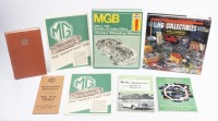 MG: A group of assorted literature all related to MG - 9